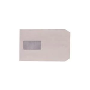 Q-Connect C5 Envelopes Window Pocket Peel and Seal 100gsm White Pack