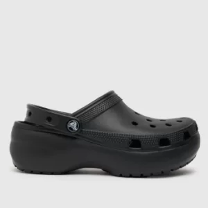 Crocs Black Classic Platform Sandals