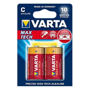 Varta Longlife Max Power Non-rechargeable C (LR14) Battery Pack of 2