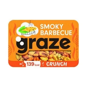 Graze Smoky Barbeque Crunch Punnet Pack of 9 C002645 PX70019