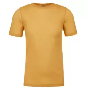 Next Level Mens Short-Sleeved T-Shirt (XS) (Antique Gold)