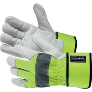 198 Full Grain Cowhide Gloves Refl. Cuff Size 10