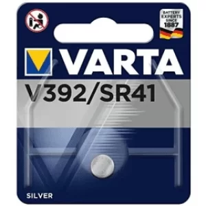 Varta V392/SR41 1.55V Silver Oxide Coin Cell Battery (1 Pack)