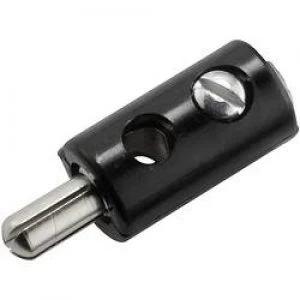 Mini jack plug Plug straight Pin diameter 2.6mm Black