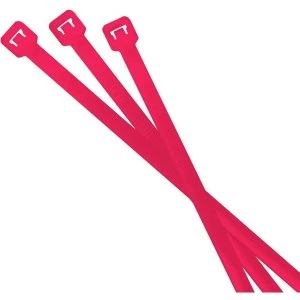Rie:sel Cable Tie's Neon Pink x25