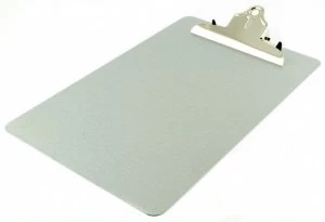 Q Connect Clip Board Fc/a4 Steel Grey