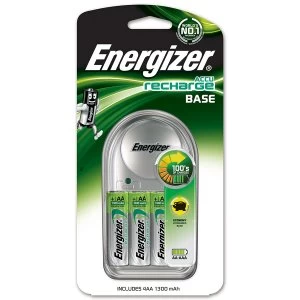Energizer Battery Charger with 4 x AA 1300mah Rechargeable Batteries