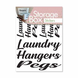 Storage Stickers Laundry