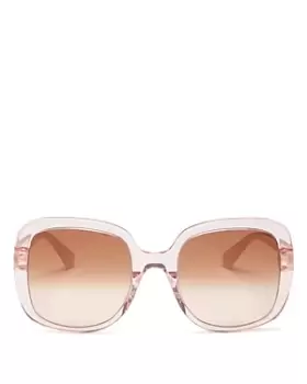 kate spade new york Womens Square Sunglasses, 56mm