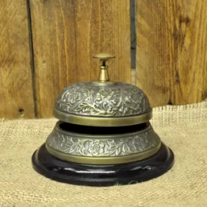 Antique Embossed Desk Bell