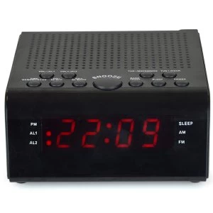 Lloytron Sunrise PLL Alarm Clock Radio - Black