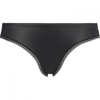 Calvin Klein Calvin Underwear Womens Liquid Bikini Briefs - Black