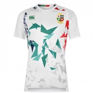 Canterbury British and Irish Lions Superlight Graphic T Shirt Mens - Bright WHITE