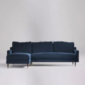 Swoon Reiti Smart Wool Corner Sofa - Left Hand Side - Corner Sofa - Indigo
