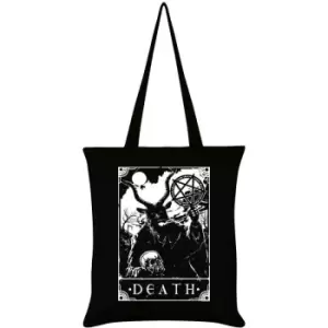Deadly Tarot Death Tote Bag (One Size) (Black) - Black