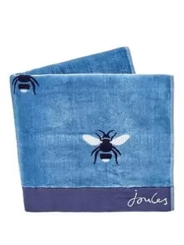 Joules Botanical Bee Hand Towel Blue