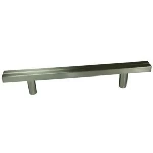 Cooke Lewis Satin Nickel effect Bar Furniture pull handle Pack of 1