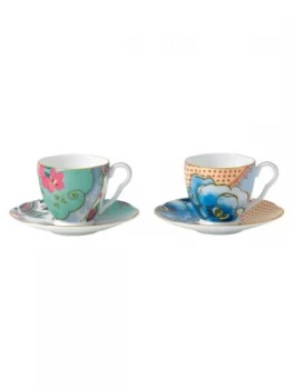 Wedgwood Butterfly bloom espresso cup and saucer
