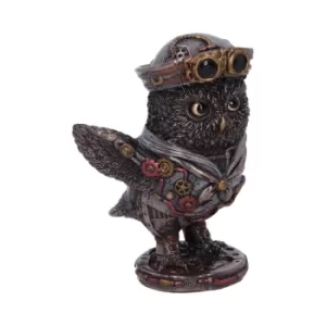 Bronze Come Fly With Me Steampunk Owl Figurine