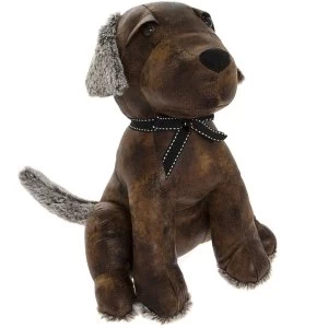 Faux Leather Dog Doorstop By Lesser & Pavey