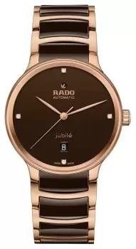 RADO R30017712 Centrix JubilA Automatic Diamond Brown Watch