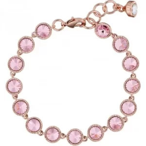 Ted Baker Ladies Rose Gold Plated Raalyn Rivoli Crystal Single Strand Bracelet