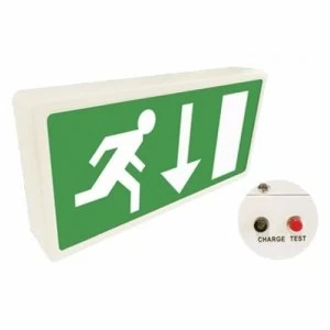Eterna Maintained LED Emergency Exit Box Sign