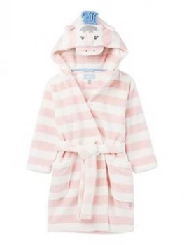 Joules Girls Giddy Stripe Dressing Gown - Pink