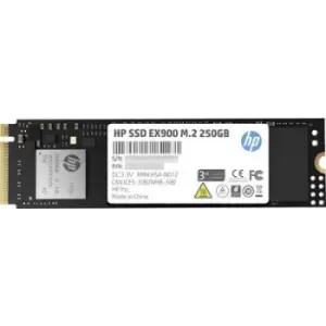 HP EX900 500 GB NVMe/PCIe M.2 internal SSD M.2 NVMe PCIe 3.0 x4 Retail 2YY44AA#ABB