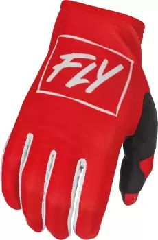 FLY Racing Lite Gloves Red White L
