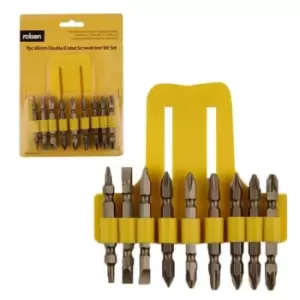 Rolson Tools Double Ended Bit Set (3 each Slotted, PH, PZ)