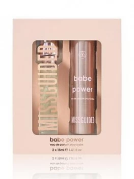 Missguided Babe Power Gift Set 15ml Eau de Parfum + Atomizer Refill
