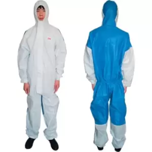3M 4535 Protective Type 5/6 White/Blue Coveralls (2XL)