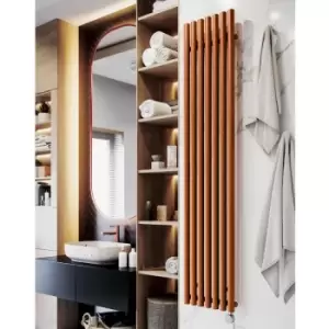 Rolo Room e Vertical Single Panel Electric Radiator Copper 1800 x 370mm - Copper - Terma
