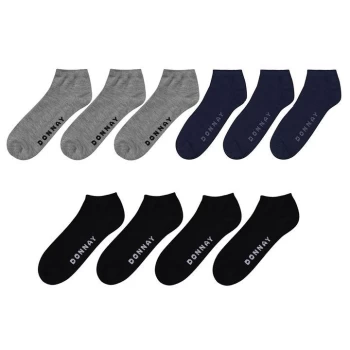 Donnay 10 Pack Trainer Socks Mens - Dark Asst
