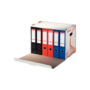 Standard Binder Storage and Transportation Box 60x80mm - White - Outer carton of 10