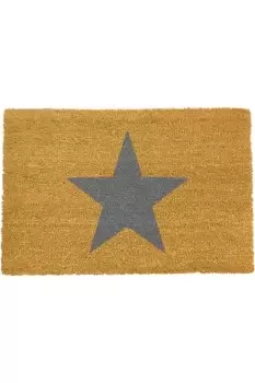 Star Grey Doormat - Regular 60x40cm