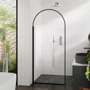 Arched Wet Room Screen 900mm Wide - 8mm Glass - Hudson Reed