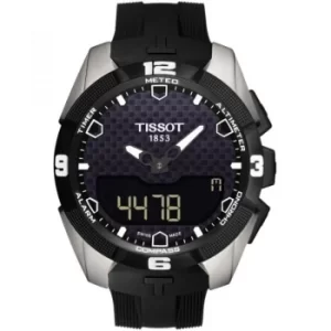 Mens Tissot T-Touch Expert Solar Titanium Alarm Chronograph Solar Powered Watch