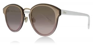 Christian Dior Nightfall Sunglasses Gold White 24S 65mm