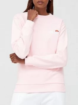 Ellesse Heritage Triome Sweatshirt - Pink , Light Pink, Size 16, Women
