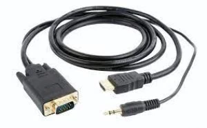 Hdmi To Vga Audio Adapter Cable 1.8m