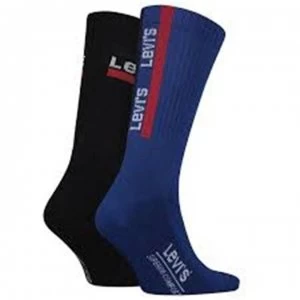 Levis 2 Pack Socks Mens - Black/Blue