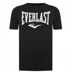 Everlast Geo Print T Shirt Mens - Black
