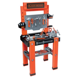 Charles Bentley Smoby Black and Decker Diy Workbench 70+ Piece With Mobile Application