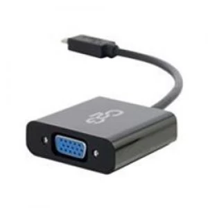 C2G USB 3.1 USB C to VGA Adapter - Black