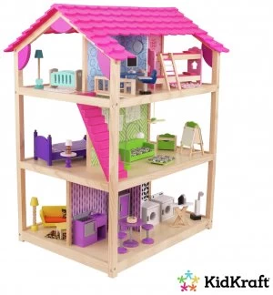 So Chic Doll House With 50 Pieces of Furniture