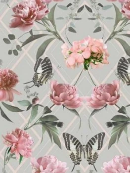 Fresco Sublime Botanical Trellis Wallpaper Paper