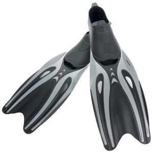 Divetech Explorer Fins Black/Silver 4-6 UK Size