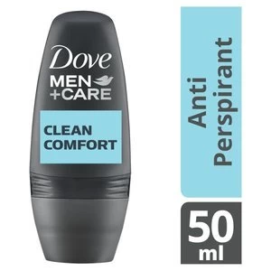 Dove Men+Care Clean Comfort Roll-On Deodorant 50ml
